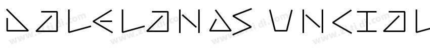 Dalelands Uncial Con字体转换